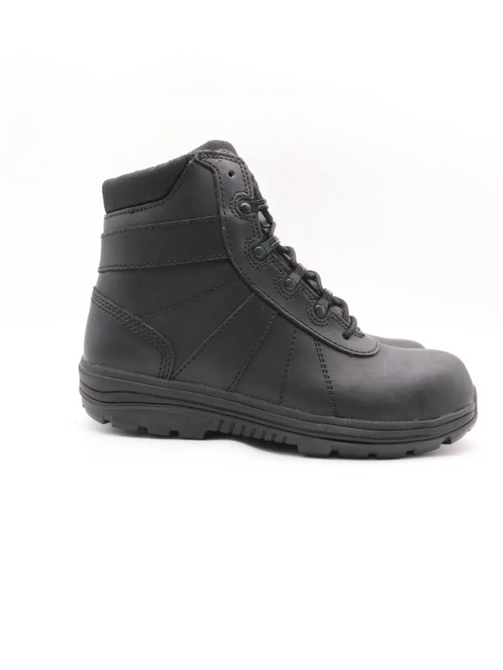 NWOB Worx By Red Wing 5629 Men's 8 M Safety Toe Work Black Leather Boots